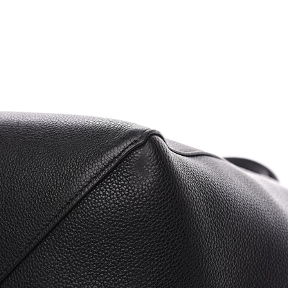 Celine Soft Grained Calfskin Small Belt Cabas Phantom Black 10 of 11