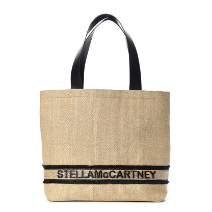 Stella McCartney Raffia Faux Leather Small Tote 1 of 11