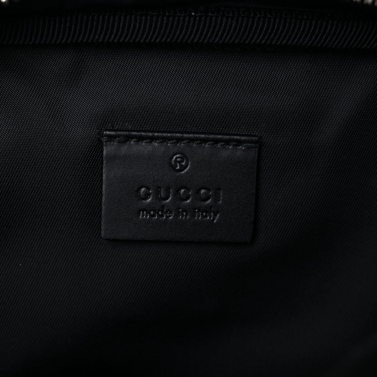 Gucci GG Supreme Monogram Web Belt Bag Black 7 of 15