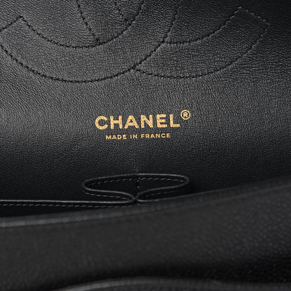 Chanel Caviar Quilted Jumbo Double Flap Grey 5 of 11