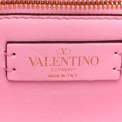 Valentino Garavani Nappa Medium Roman Stud Shoulder Bag Pink Borealis 6 of 9