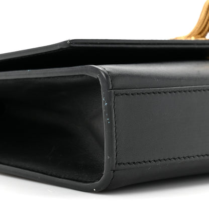 Saint Laurent Smooth Calfskin Medium Classic Monogram Kate Tassel Satchel Black 8 of 14