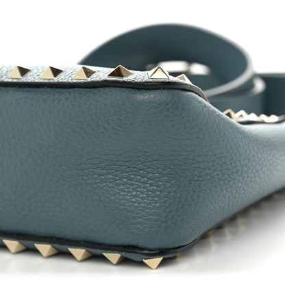 Valentino Garavani Pebbled Calfskin Mini Rockstud Flip-Lock Messenger Bag Amadeus 9 of 9