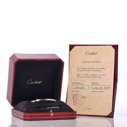 Cartier 18K Pink Gold Small LOVE Bracelet 17 6 of 6