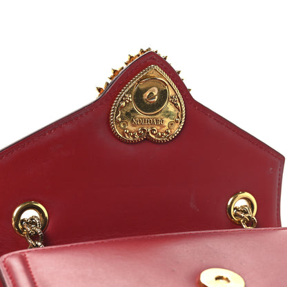 Dolce & Gabbana Smooth Calfskin Mini Devotion Crossbody Bag Rosso Papavero 10 of 11