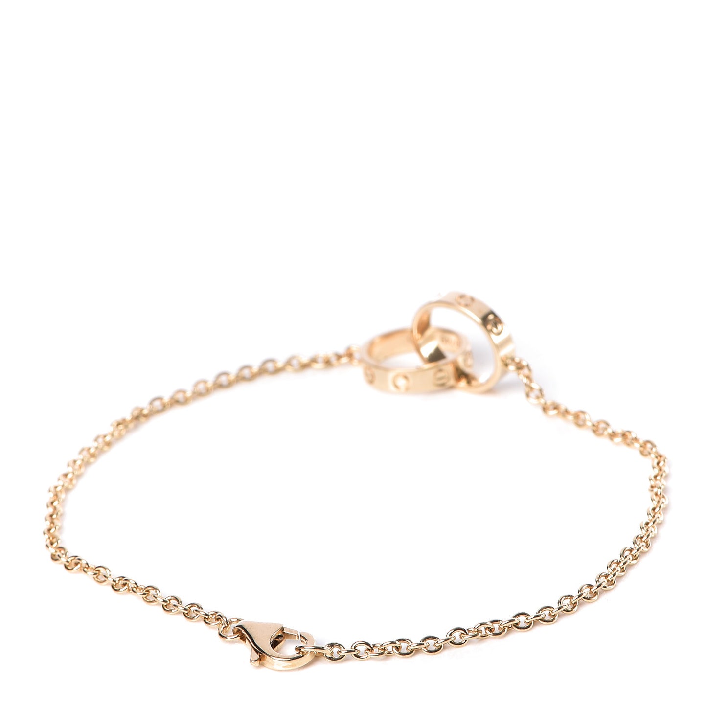 18K Yellow Gold Interlocking LOVE Bracelet