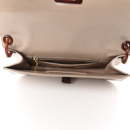 Prada Goatskin Swing Chain Shoulder Bag Beige 5 of 10