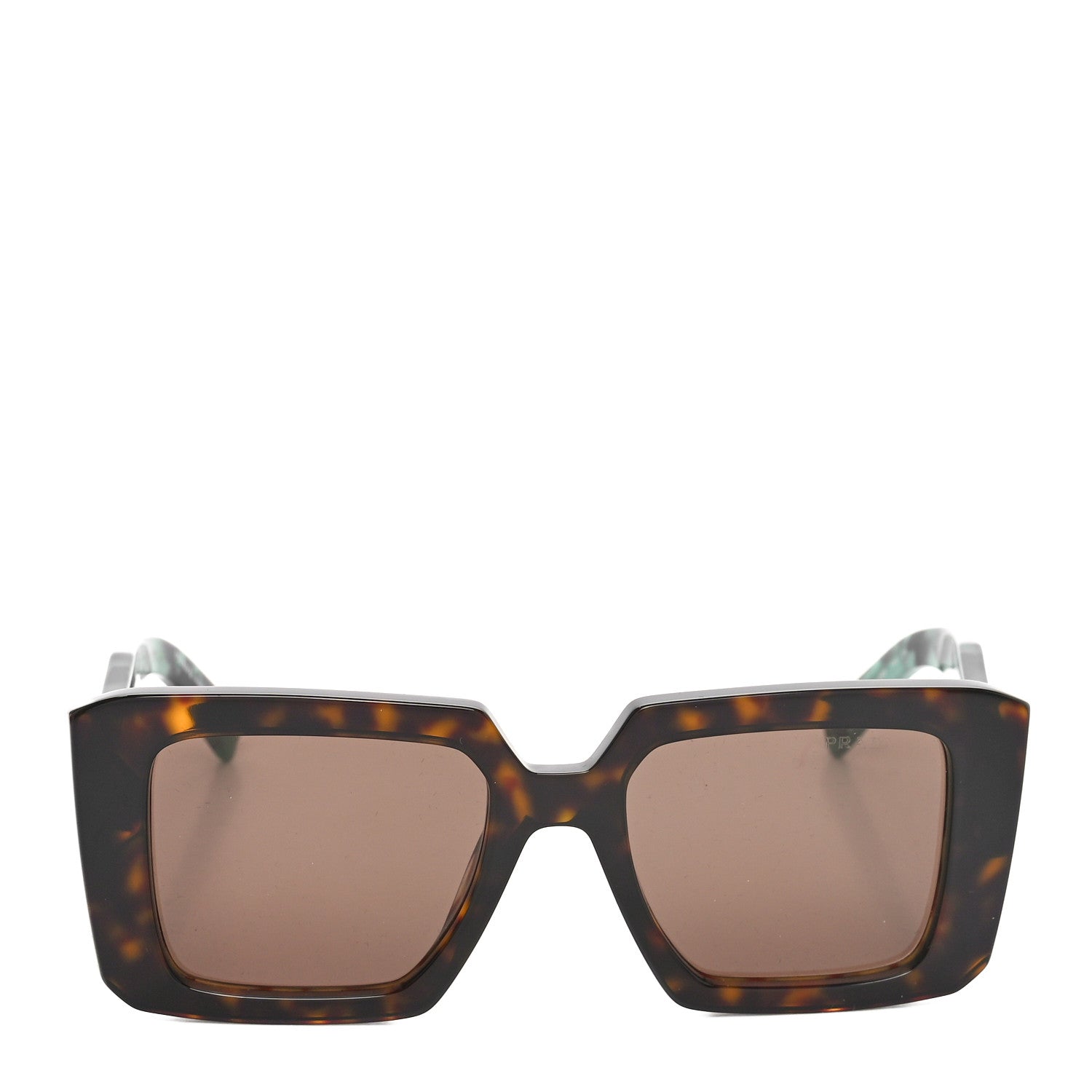 Prada Acetate Symbole Sunglasses SPR 23Y Red Tortoise 2 of 7