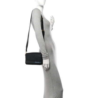 Prada City Calf Mirage Camera Bag Black 2 of 11