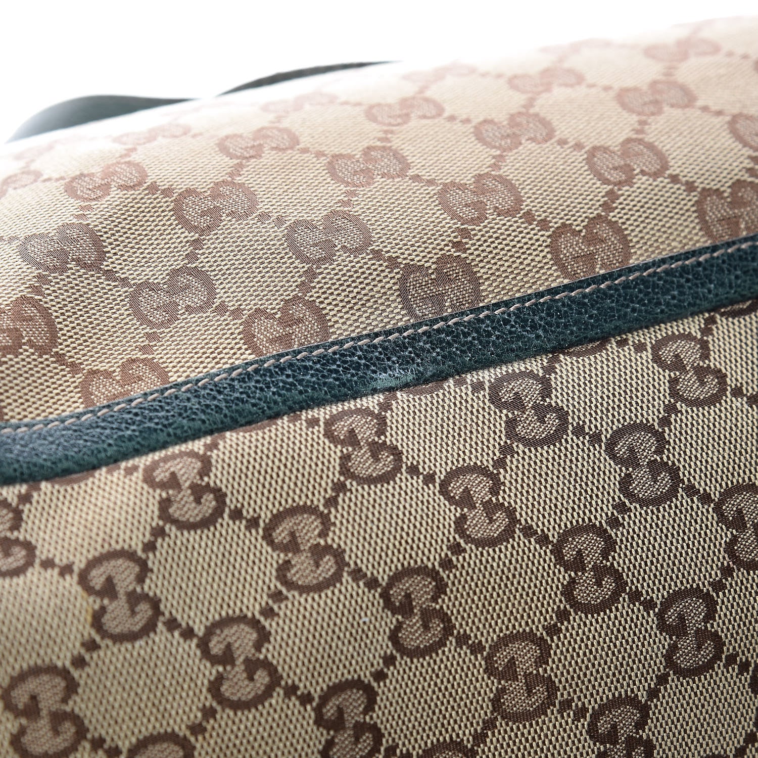 Gucci Monogram Large Abbey Tote Green 16 of 18