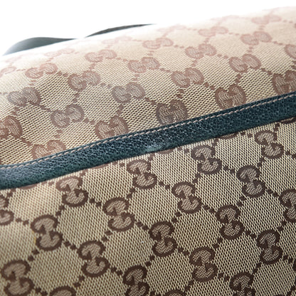 Gucci Monogram Large Abbey Tote Green 16 of 18