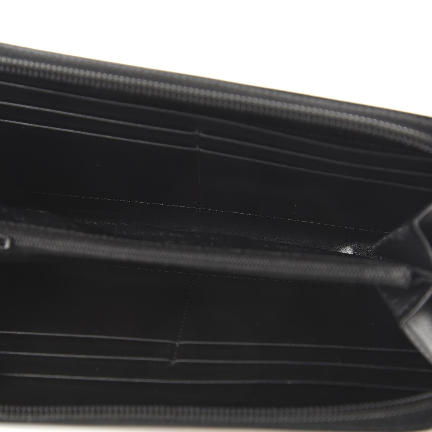 Burberry Vintage Check Elmore Zip Around Wallet Black 5 of 9