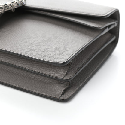 Gucci Pebbled Calfskin Small Dionysus Shoulder Bag Dusty Grey 9 of 9