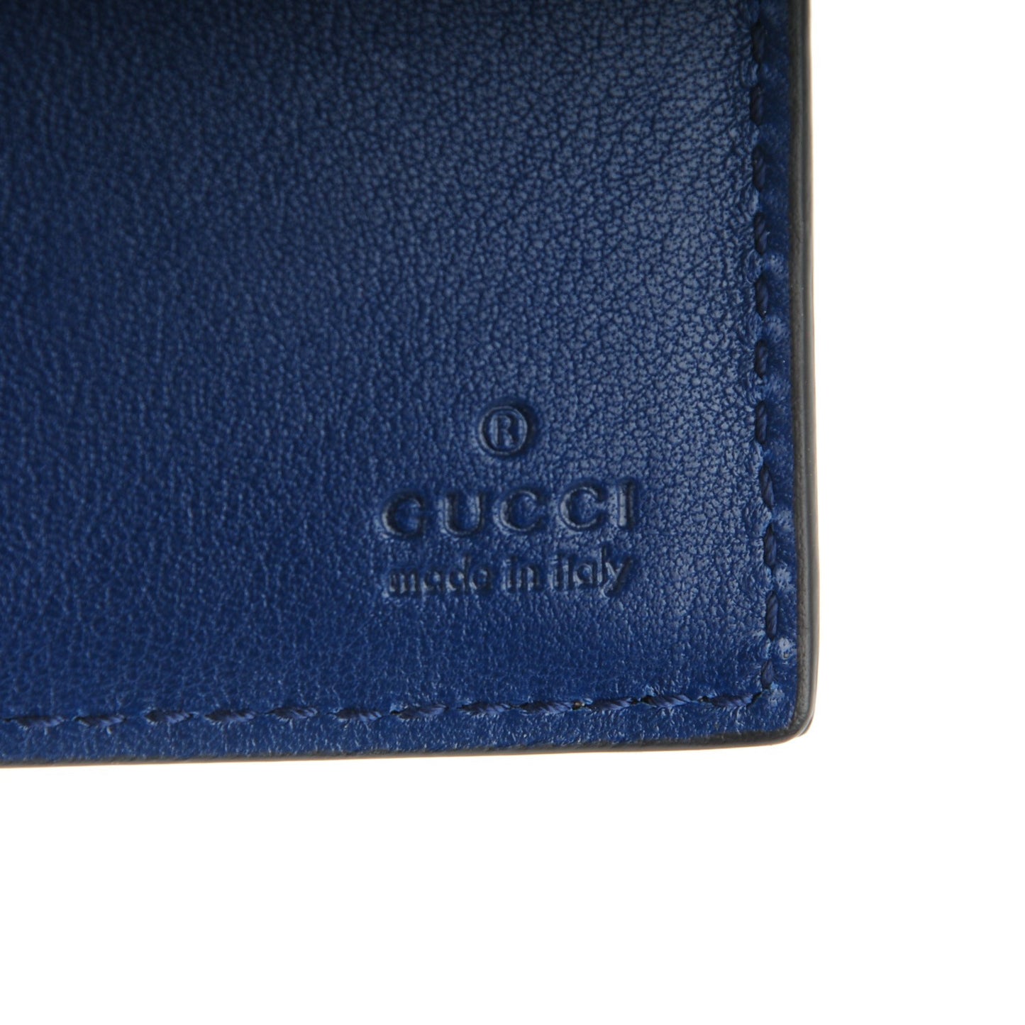 Monogram GG Supreme Bi-Fold Wallet Blue