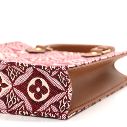 Louis Vuitton Jacquard Since 1854 Petit Sac Plat Bordeaux 10 of 11