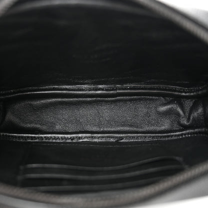 Saint Laurent Grain De Poudre Matelasse Monochrome Monogram Mini Lou Camera Bag Black 5 of 11