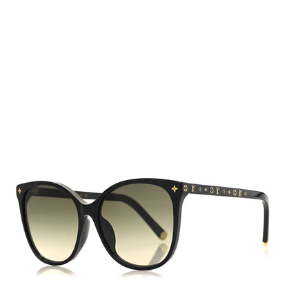 Louis Vuitton Acetate My Monogram Light Cat Eye Sunglasses Z1657E Black 1 of 7