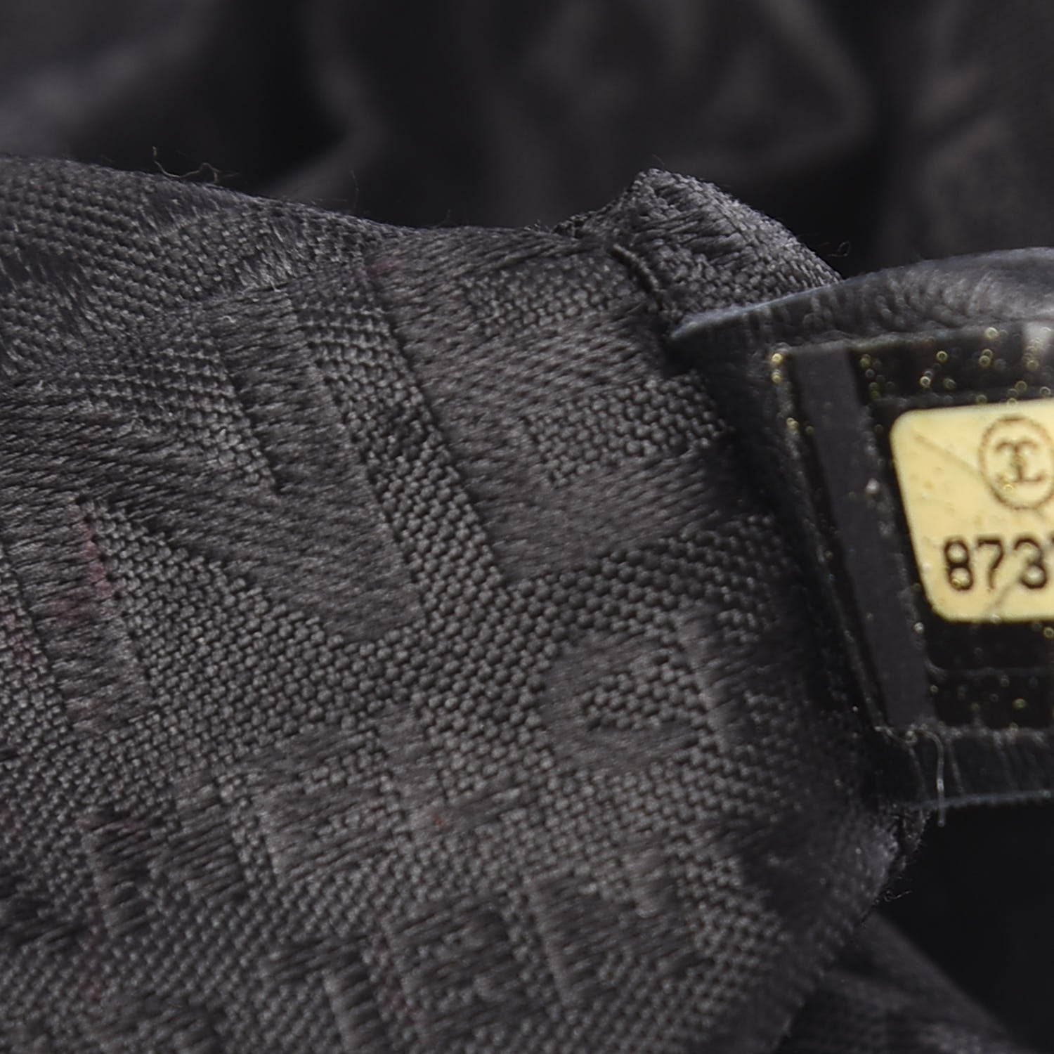Chanel Caviar Square Stitched Tote Black 9 of 12