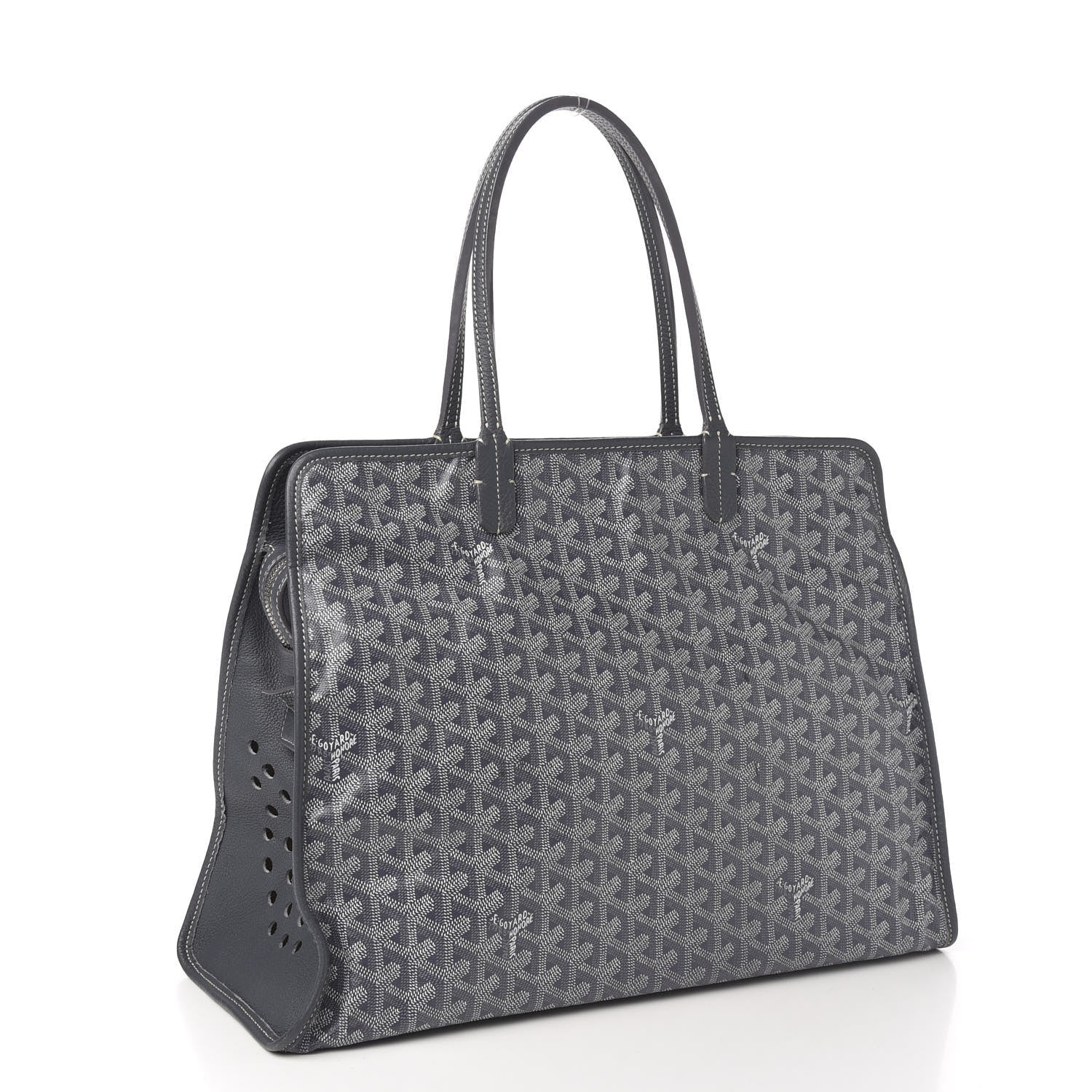 Goyard Goyardine Sac Hardy Pet Carrier PM Grey 2 of 10