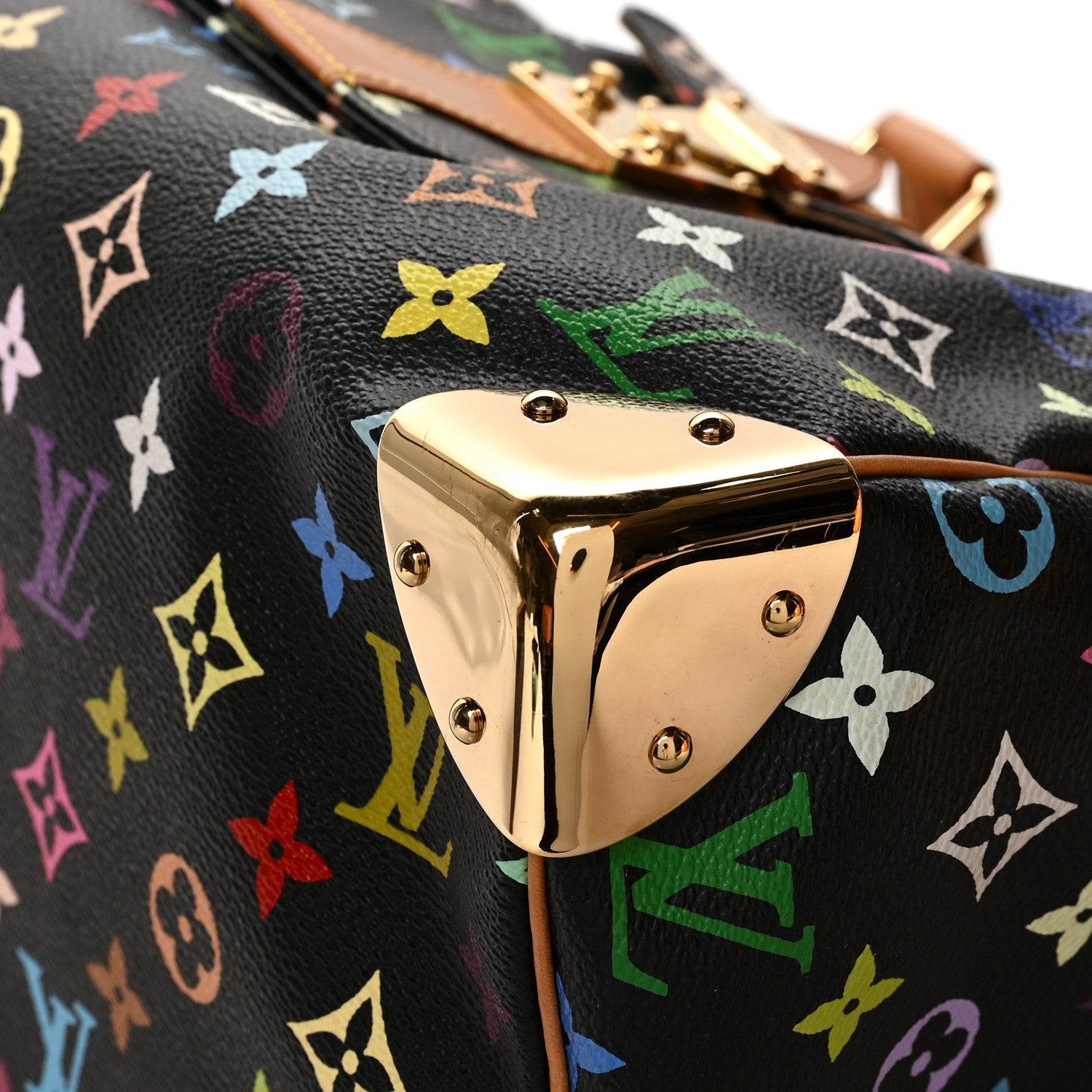 Louis Vuitton Monogram Multicolor Speedy 30 Black 8 of 10