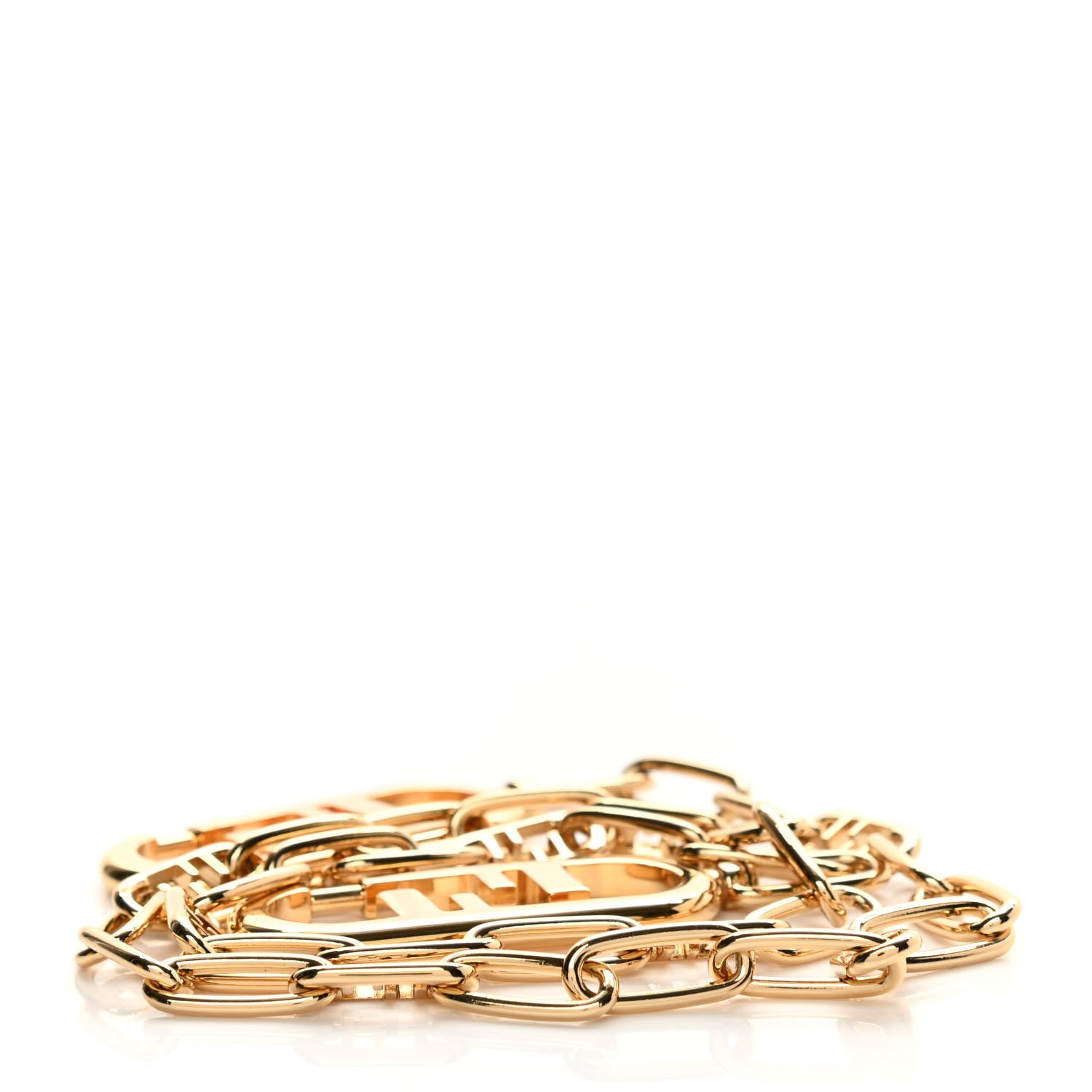 Fendi Metal O'Lock Strap You Gold 2 of 5