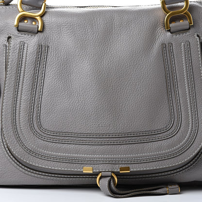 Chloe Calfskin Large Marcie Satchel Cashmere Grey 8 of 16