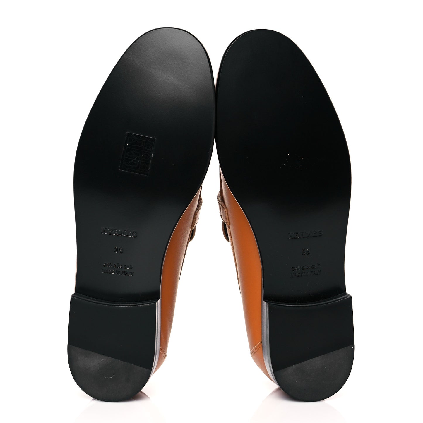 Calfskin Womens Destin Loafer 38 Naturel