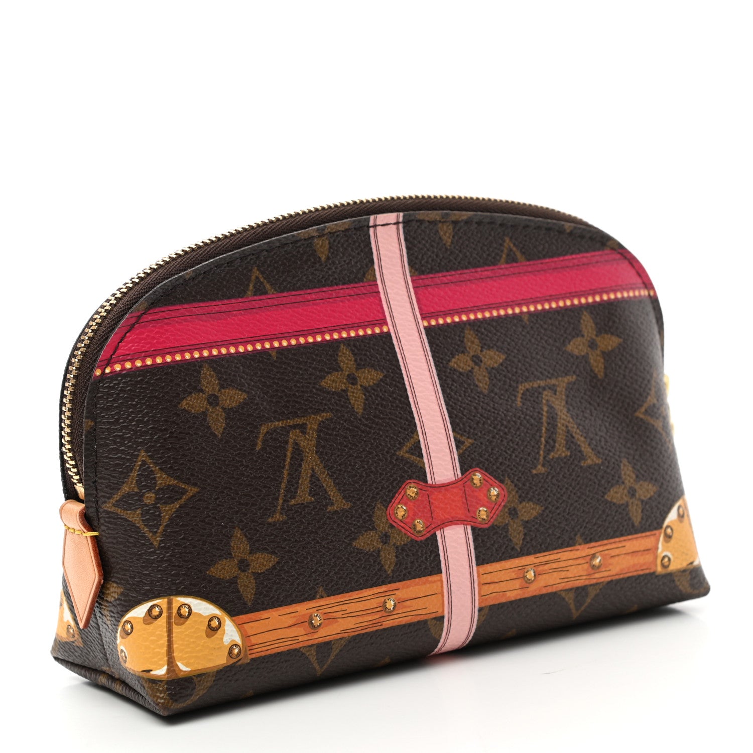 Louis Vuitton Monogram Summer Trunks Cosmetic Pouch PM 3 of 6