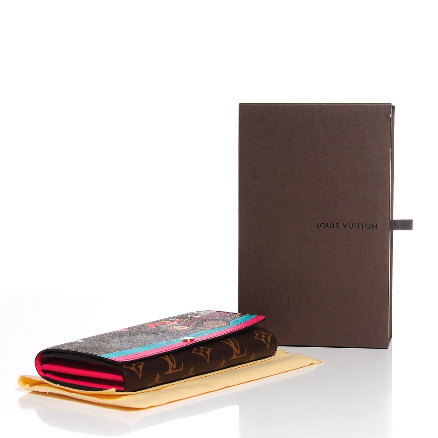 Monogram 2015 Christmas Animation Sarah Wallet Hibiscus