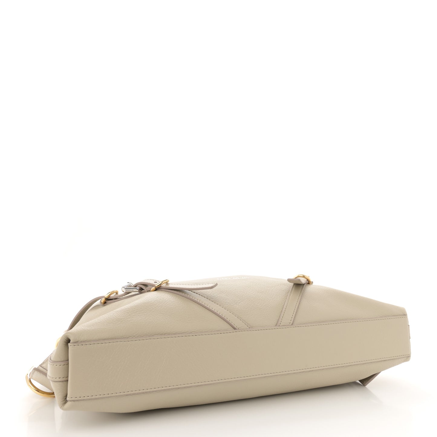 Calfskin Medium Voyou Bag Natural Beige