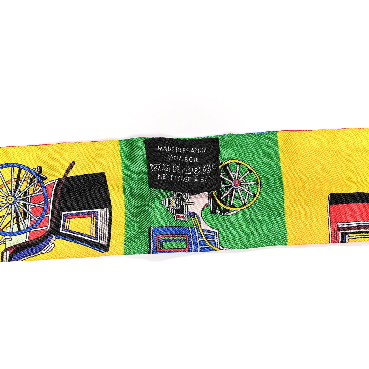 Silk Les Voitures Exquises Twilly Vert Rouge Jaune