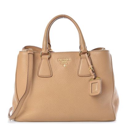Prada Vitello Daino Tote Sabbia 1 of 20