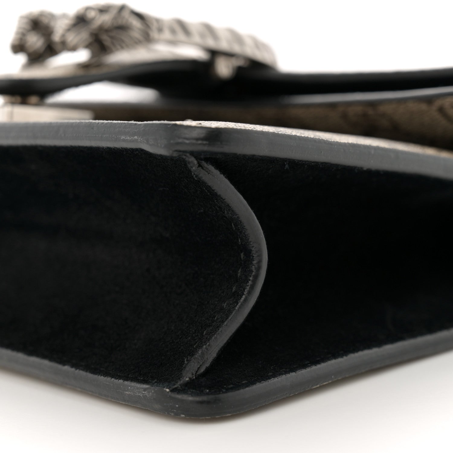 Gucci GG Supreme Monogram Mini Dionysus Shoulder Bag Black 10 of 12