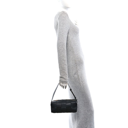 Bottega Veneta Lambskin Maxi Intrecciato Small Brick Cassette Bag Black 2 of 10