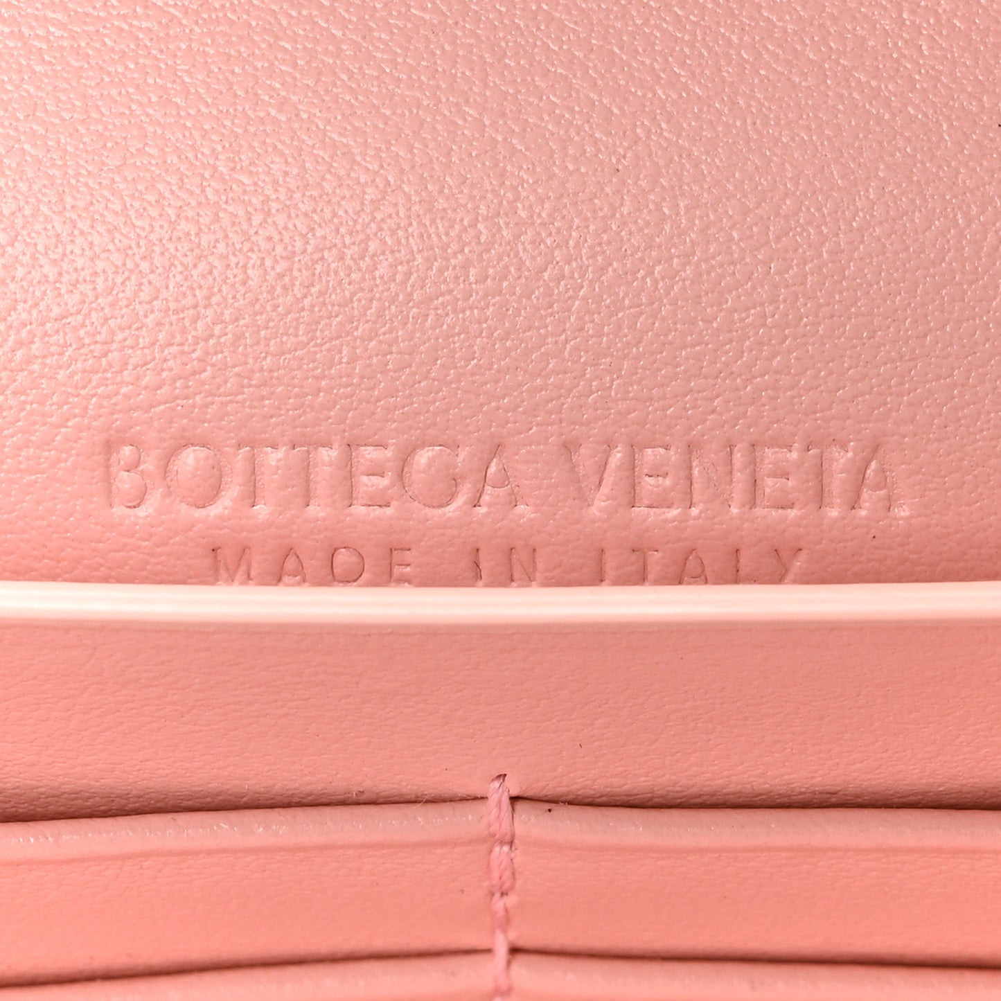 Nappa Intrecciato Long Andiamo Top Handle Clutch Rose