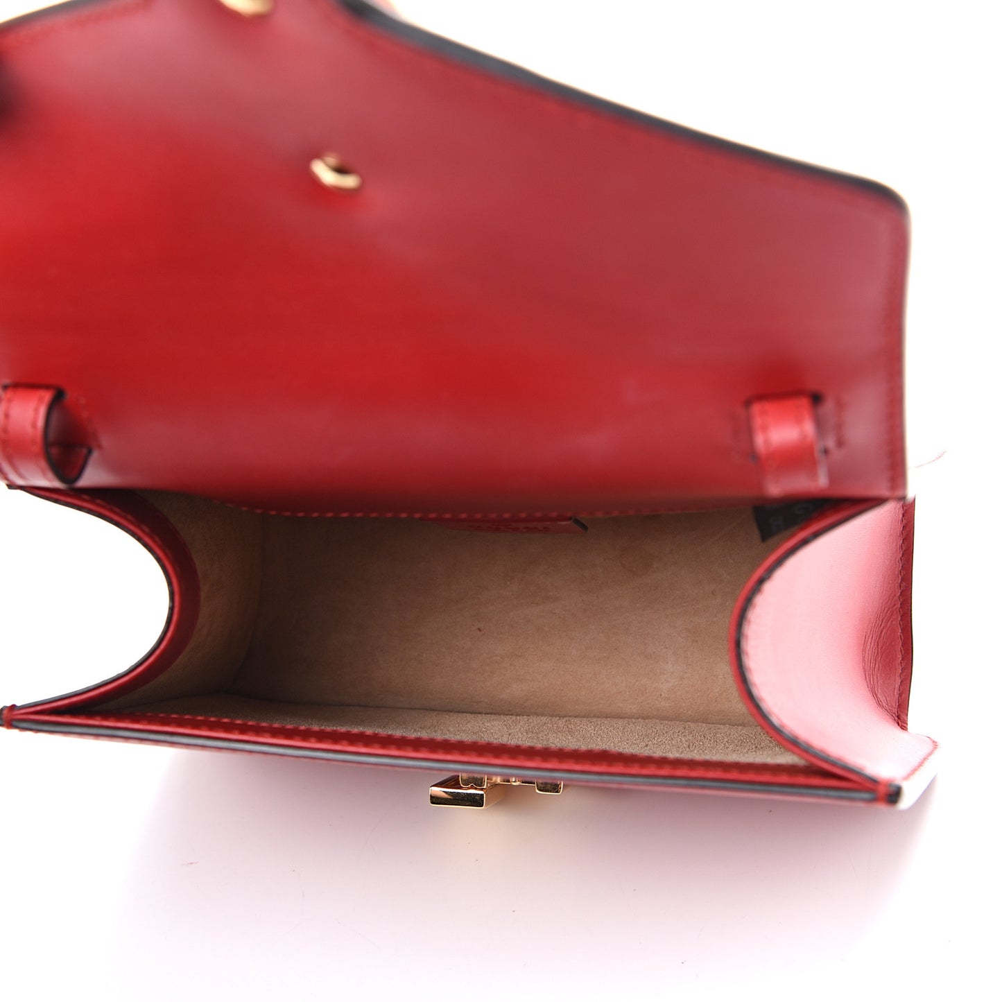 Calfskin Mini Sylvie Top Handle Bag Hibiscus Red