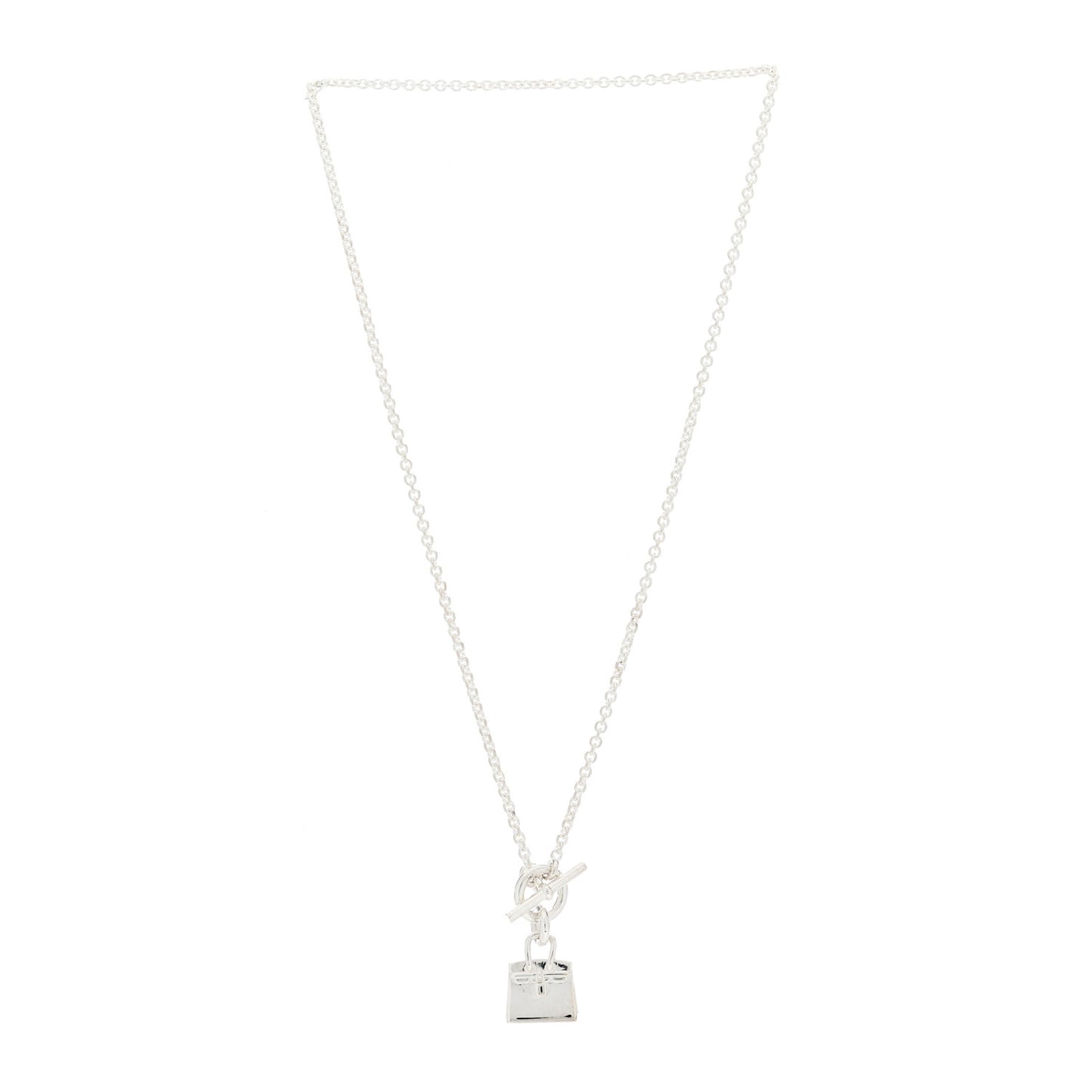 Sterling Silver Birkin Amulette Pendant Necklace