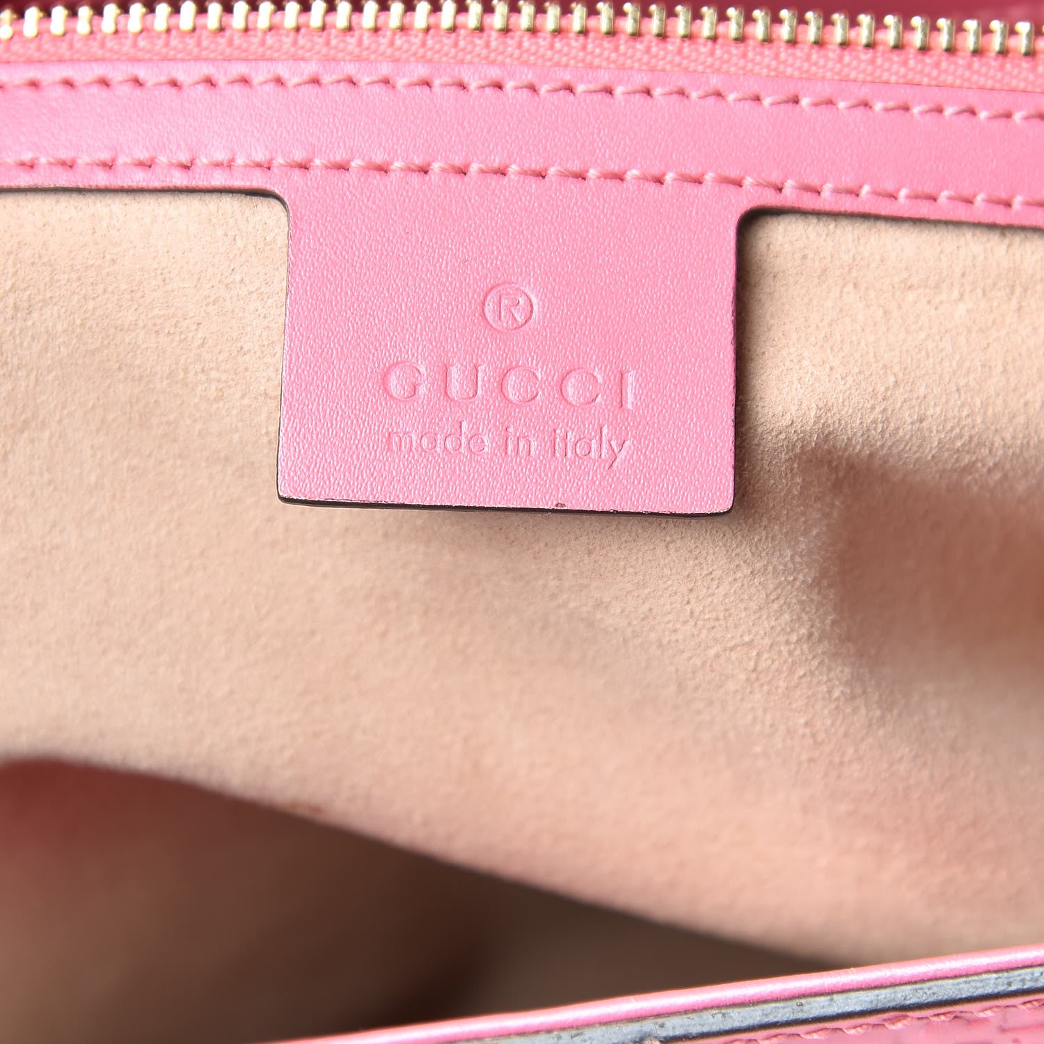 Gucci Guccissima Signature Medium Padlock Top Handle Bag Flush 8 of 16