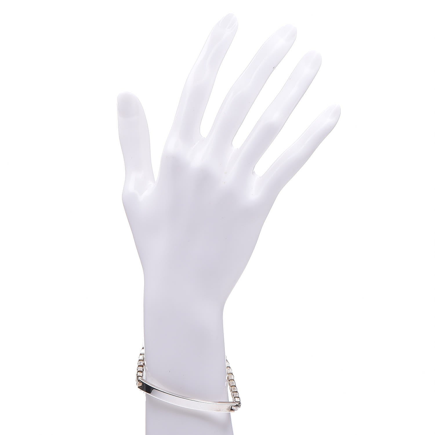 Tiffany Sterling Silver Venetian Link ID Bracelet 2 of 8