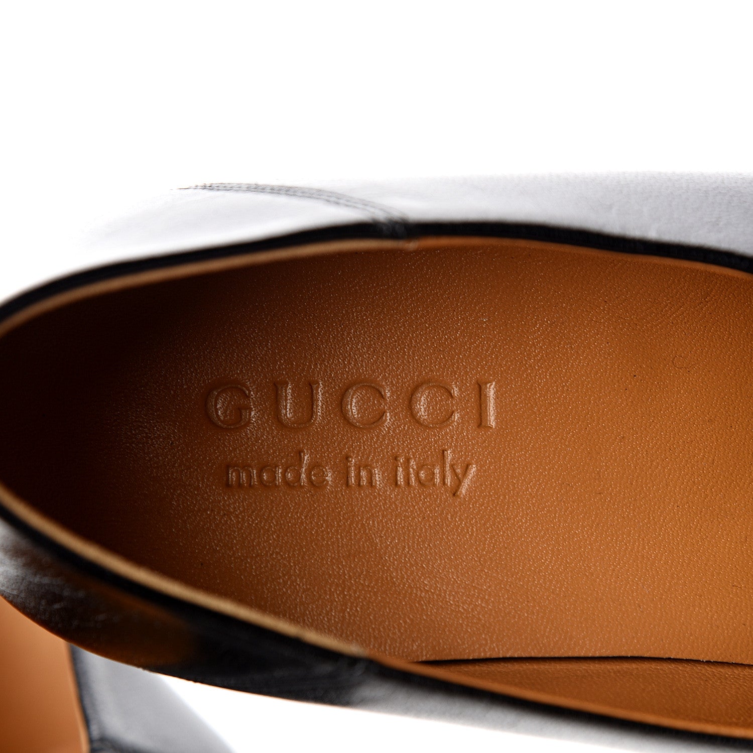 Gucci Goatskin Mens Horsebit Loafers 8.5 Black 7 of 9