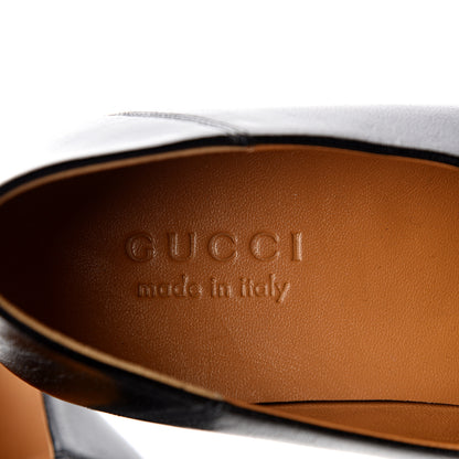 Gucci Goatskin Mens Horsebit Loafers 8.5 Black 7 of 9