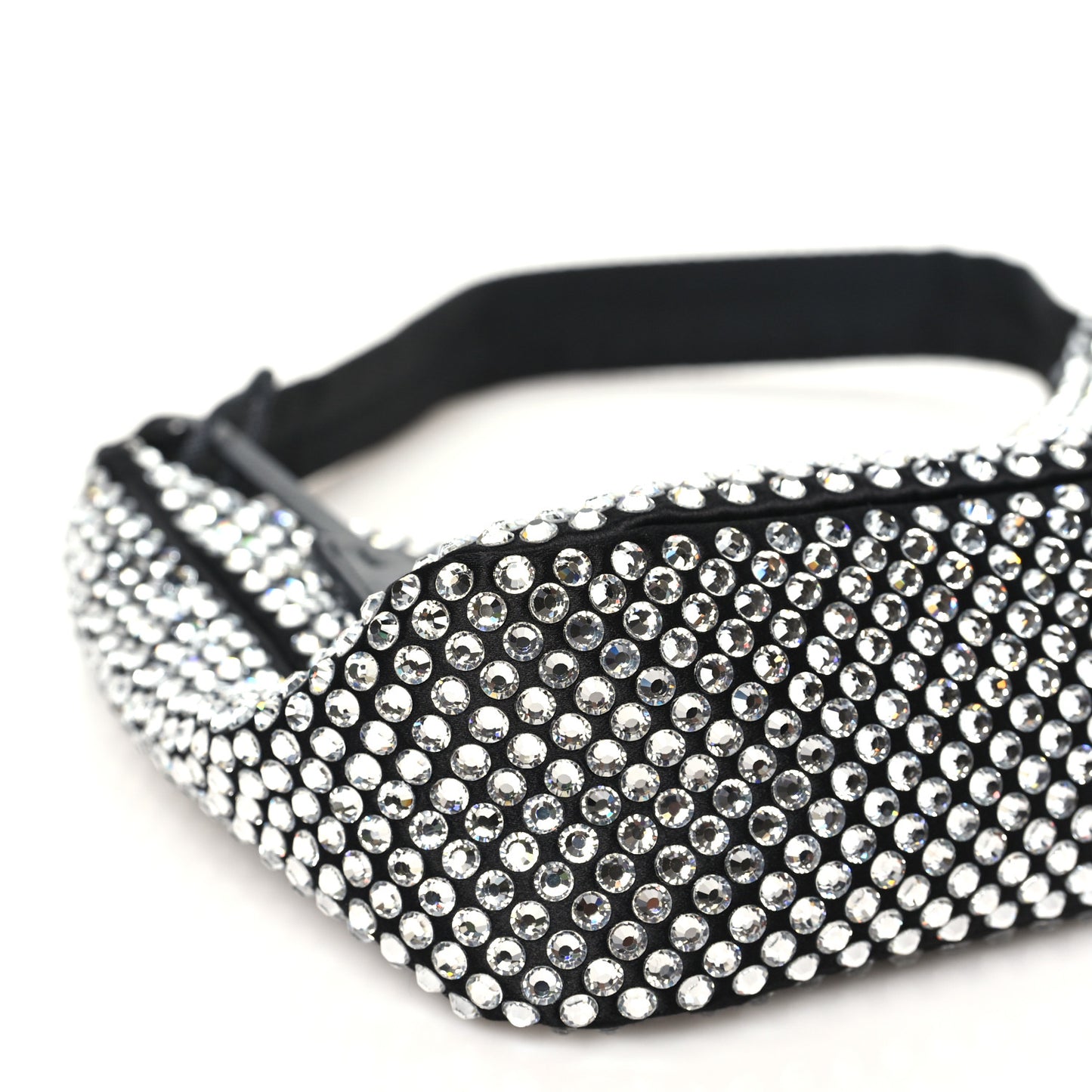 Satin Crystal Mini Re-Edition 2000 Bag Cristal