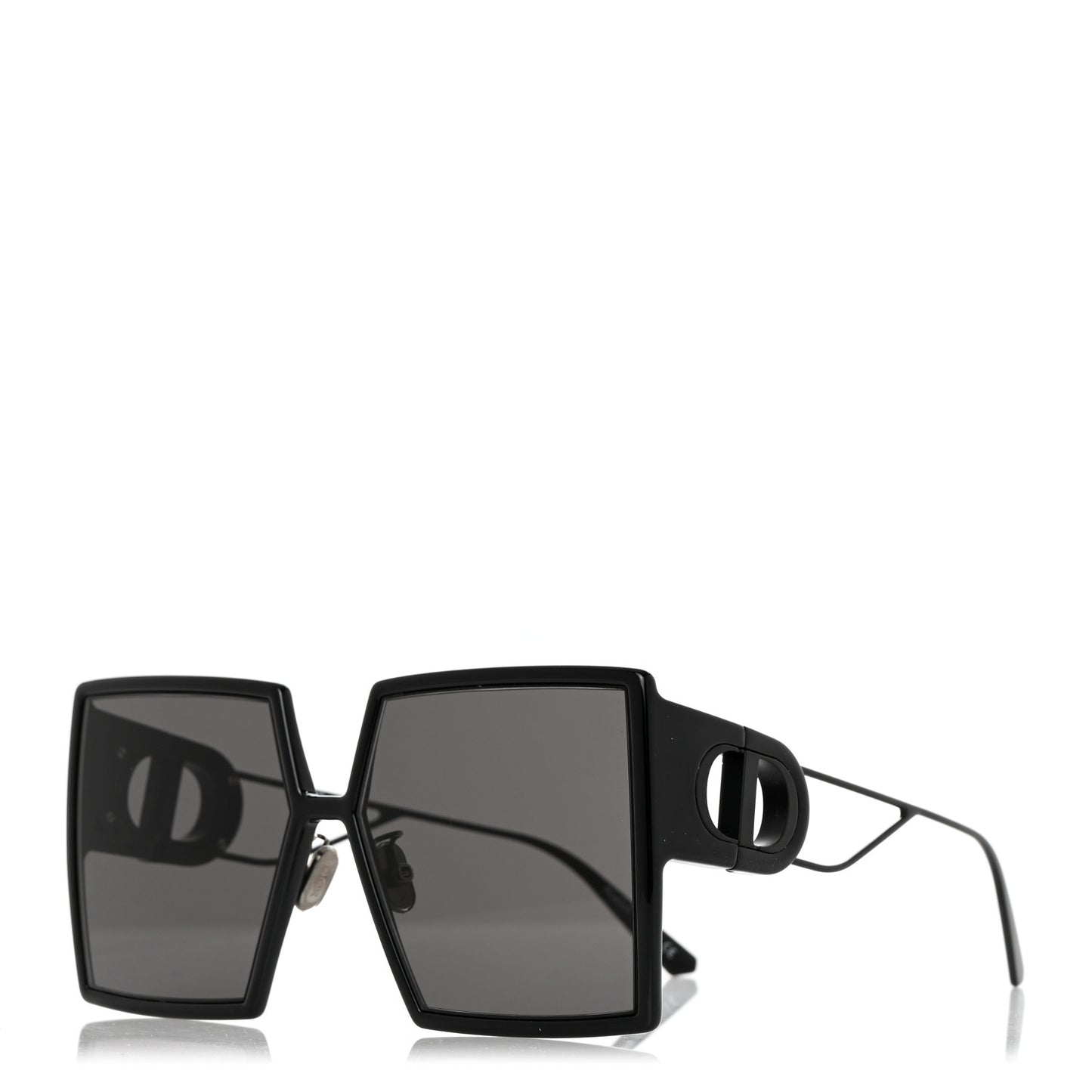 Square 30 Montaigne Sunglasses Black