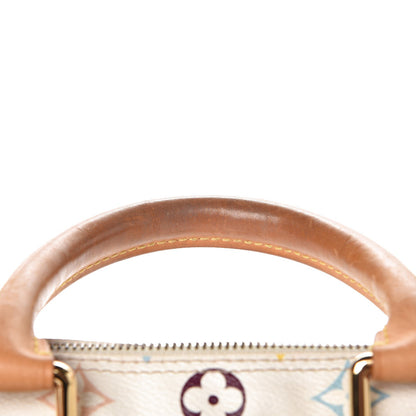 Louis Vuitton Monogram Multicolor Speedy 30 White 10 of 15