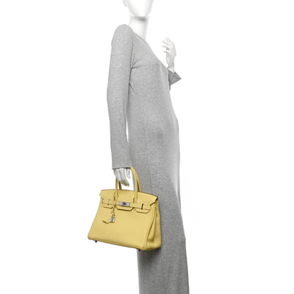 Hermes Togo Birkin 30 Limoncello 2 of 11