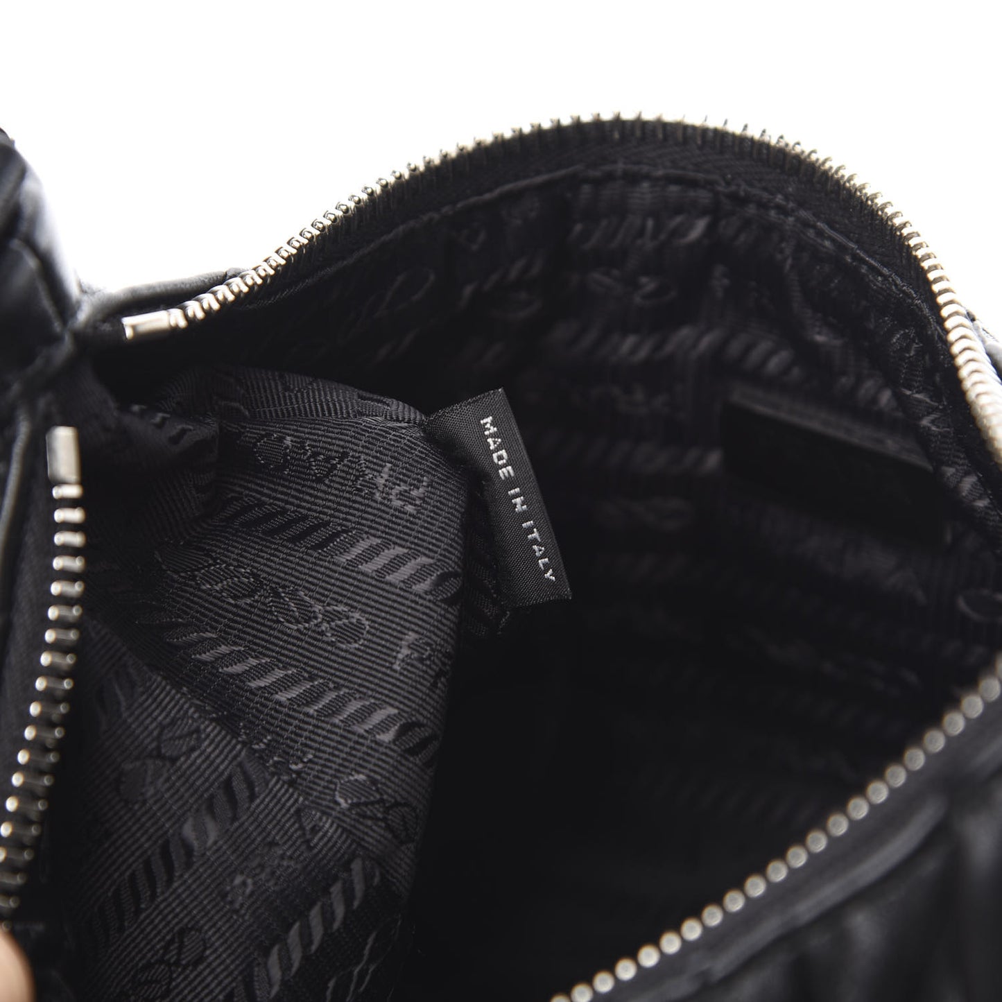 Nappa Gaufre Re-Edition 2005 Shoulder Bag Black