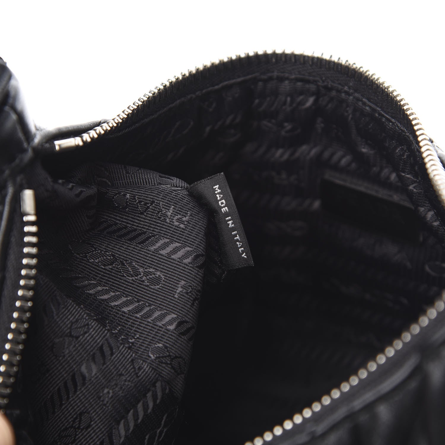 Prada Nappa Gaufre Re-Edition 2005 Shoulder Bag Black 7 of 11