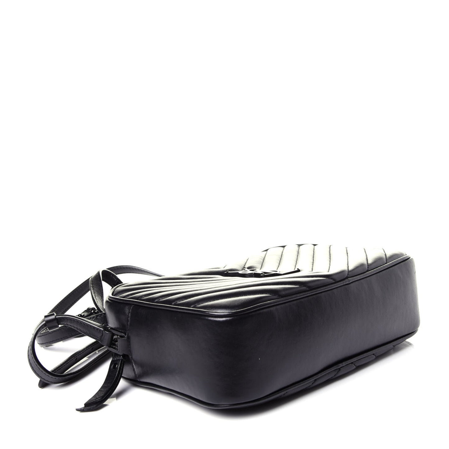 Calfskin Matelasse Monogram Lou Camera Bag Black