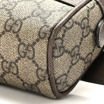 Gucci GG Supreme Monogram Web Small Ophidia Belt Bag 95 38 Dark Brown 9 of 10