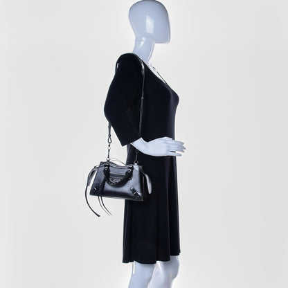 Balenciaga Smooth Calfskin Neo Classic Black Hardware Mini City Gunmetal 2 of 9